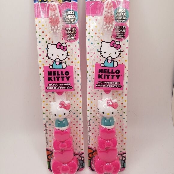 Hello Kitty standing toothbrush 2 pack - Picture 3 of 4